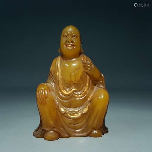 A Chinese Tianhuang Stone Seal Of Figure