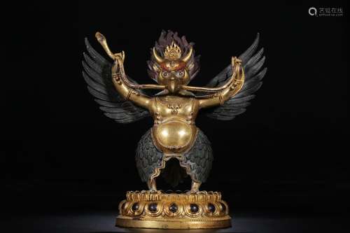 A Chinese Gilt Bronze Buddha