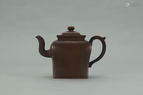 A Chinese Zisha Teapot With Mark