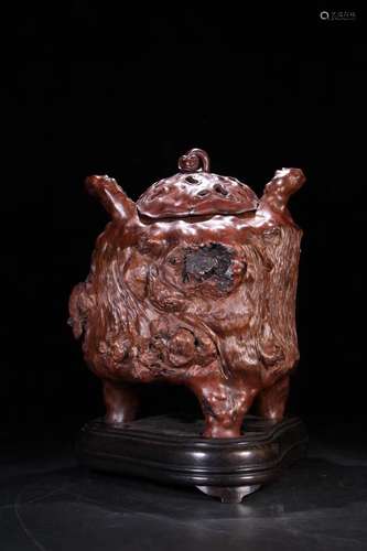 A Chinese Burl Censer