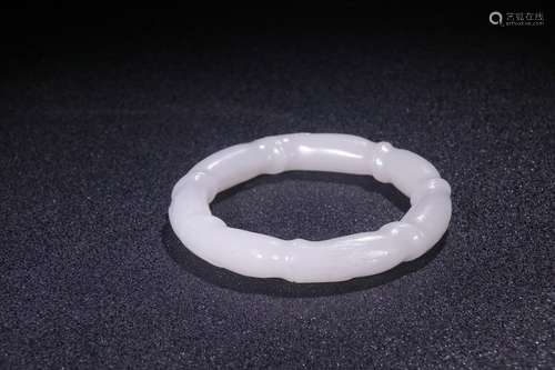 A Chinese Hetian Jade Bangle Of 