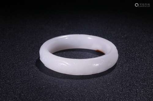 A Chinese Hetian Jade Bangle