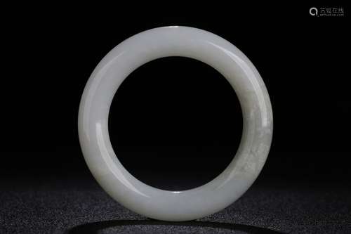 A Chinese Hetian Jade Bangle