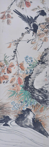 A Chinese Flower&Bird Pattern Painting, Wang Xuetao