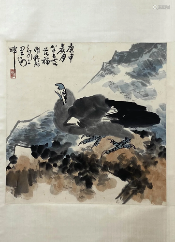 A Chinese Flower&bird Painting, Li Kuchan Mark