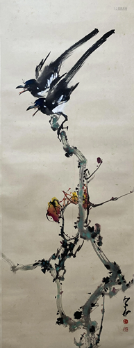 A Chinese Flower&bird Painting, Zhao Shao'ang Mark