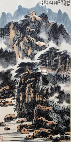 A Chinese Landscape Painting, Lai Shaoqi Mark