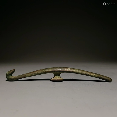 A Chinese Copper Belt Hook