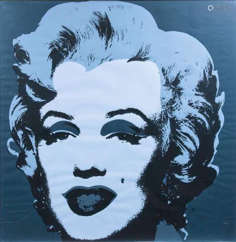 Andy Warhol(Pittsburgh 1928 - New York 1987), nachMarilynFarbsiebdruck, 83,5 x 83,5 cm, verso