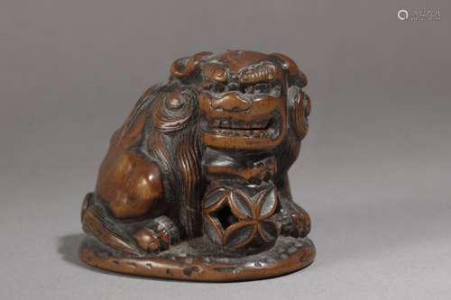 An early 19th century Japanese netsuke from Edo period