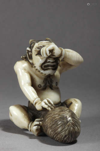 A 19th century Japanese netsuke from Meiji period