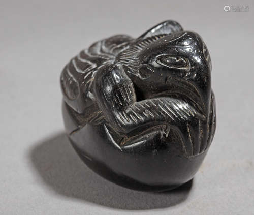 A 19th century Japanese netsuke from Edo period