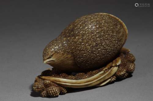 A mid 19th century Japanese netsuke from Edo period