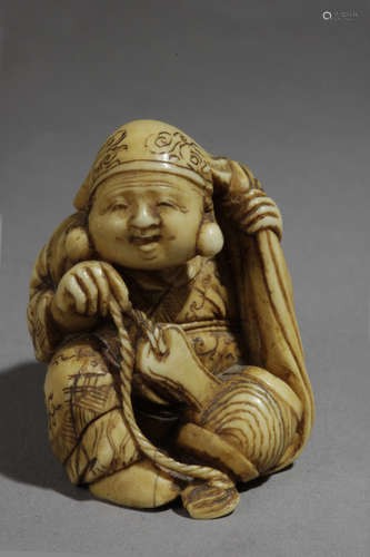 A 19th century Japanese netsuke from Edo period