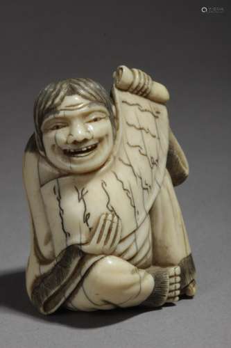 An early 19th century Japanese netsuke from Edo period