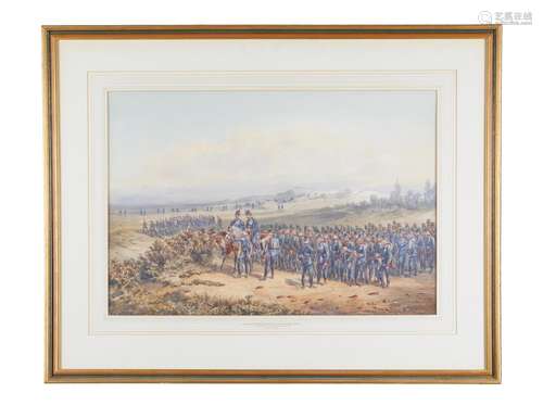 Orlando Norrie (British 1832-1901) The 2nd Batallion the 60th Rifles, the King's Royal Corps, 1862