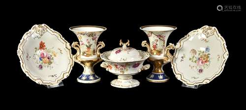 A selection of English porcelain