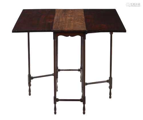 A George III mahogany spider leg table