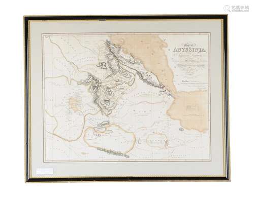 Abyssinia, Macpherson after Outhett, a map of Abyssinia and the adjacent districts