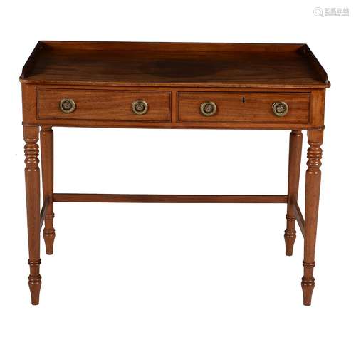 A George IV mahogany dressing table