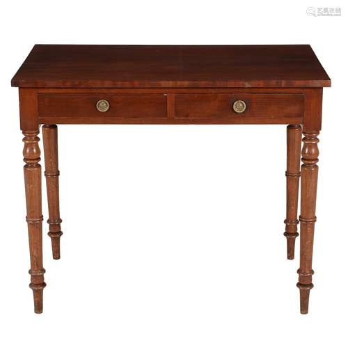 A William IV mahogany side table