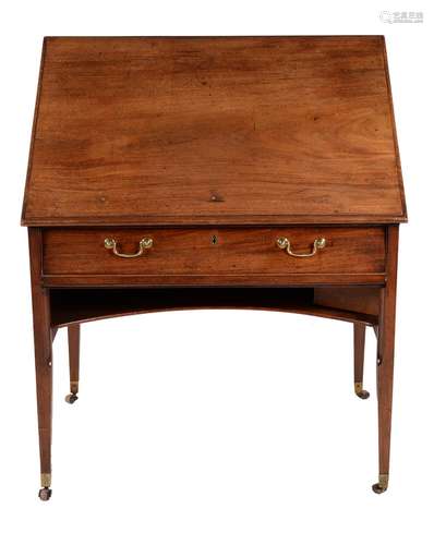 A George III mahogany architect's table