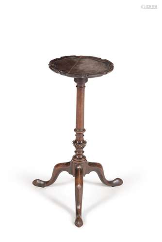 A mahogany kettle stand