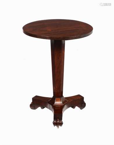 Y A George IV rosewood occasional table