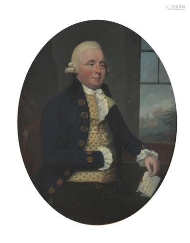 English School (circa 1780) , Portrait of Matthew Hill