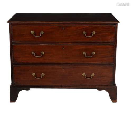 A George III mahogany chest of drawers