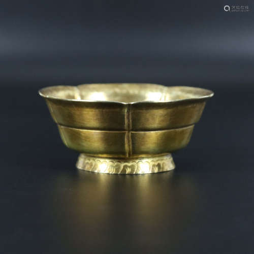 Silver gilt bowl