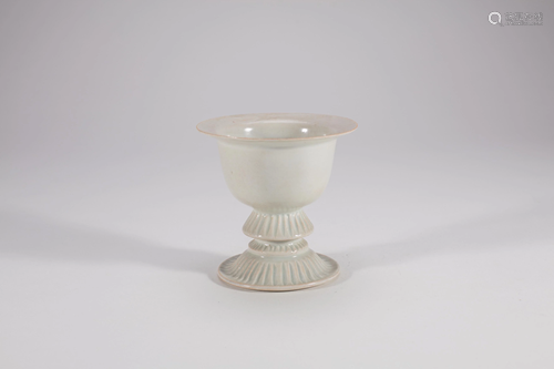 Chinese Qingbai (Yingqing) Porcelain Stem Cup