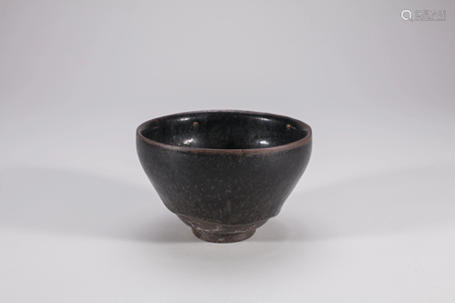 Chinese Black Jianyao Glazed Porcelain Tea Bowl