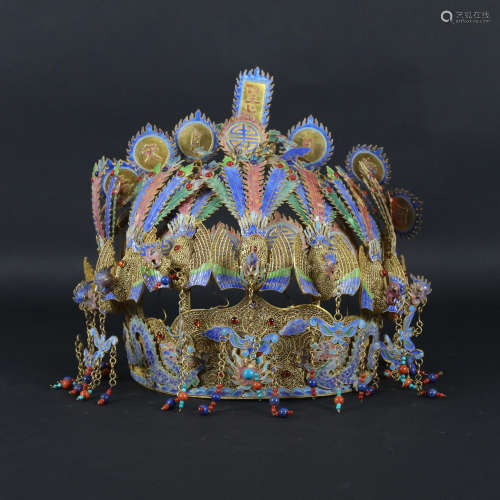 Silver Gilt Phoenix Crown