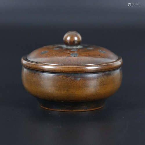 Copper incense burner