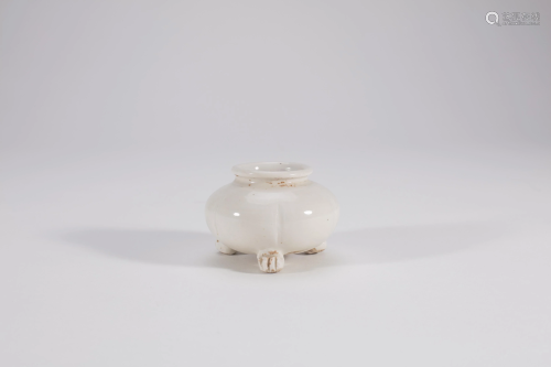 Chinese Small Dingyao Porcelain Incense Burner