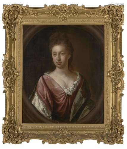 Circle of Mary Beale, British 1633-1699- Portrait of a lady, traditionally held to be Duchess de