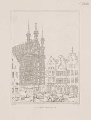John le Keux, British 1783-1846- Selected examples of Architectural Grandeur in Belgium, Germany,