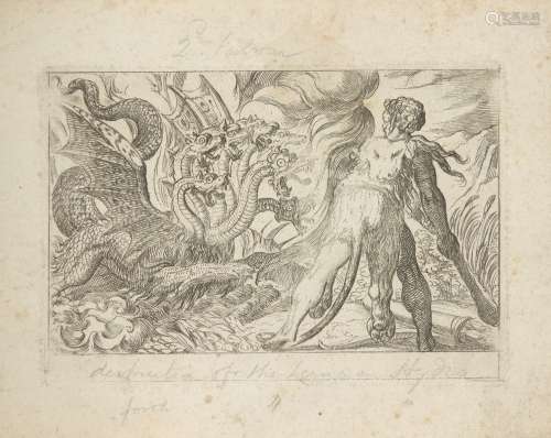 Antonio Tempesta, Italian 1555-1630- The Labors of Hercules, 1608; six plates from the suite of