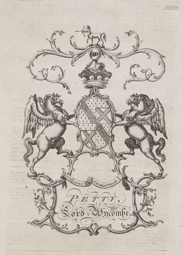 Adlard & Jones, London, pub. August 24 1816- Heraldry; copper engravings, 26.5x21cm; together with