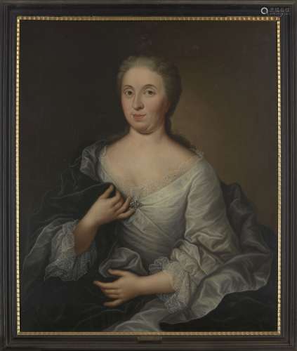 Johann-Philipp Behr, German, fl. 1740-1756- Portrait of Margaretha Elizabetha Ziegler (1719-1751),
