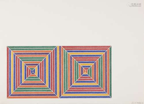 Frank Stella, American b.1936- Les Indes Galantes IV [Axsom 89], 1973; offset lithograph in