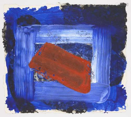 Sir Howard Hodgkin CH CBE, British 1932-2017- Norwich, 1999; lift-ground etching, aquatint and