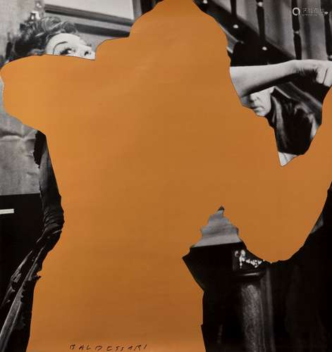 After John Baldessari, American 1931-2020- Two Person Fight (One orange): with Spectator, 2004;