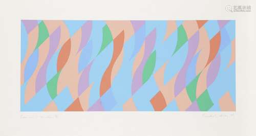 Bridget Riley CH CBE, British b.1941- From One to the Other [Karsten Schubert 61], 2005; screenprint