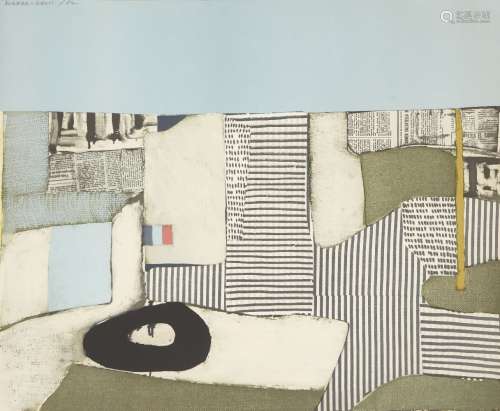 Conrad Marca-Relli, American 1913-2000- Villa Nueve, 1982; lithograph in colours on Somerset wove,