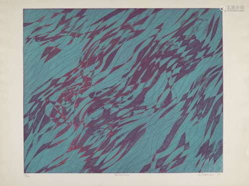 Stanley William Hayter CBE, British 1901-1988- Swimmers [Black and Moorhead 344], 1970; etching with