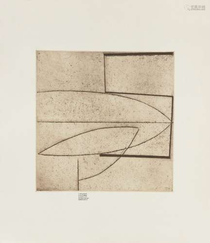 Victor Pasmore CH CBE, British 1908-1998; By What Geometry Must We Construct the Physical World? [