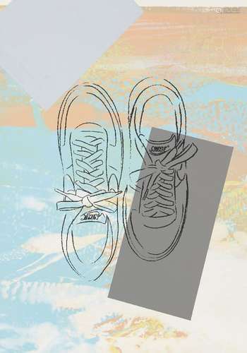 Andy Warhol, American 1928-1987- Nike Sneakers Representing Peter Moore [F. & S. IIIB.36], 1984;