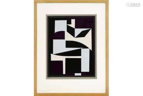 quite typical Vasarely screenprint - signed - - VASARELY VICTOR (1906 - 1997) [...]